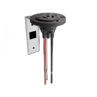 Tomada fixa bixa p/relé c/ l metálico pp